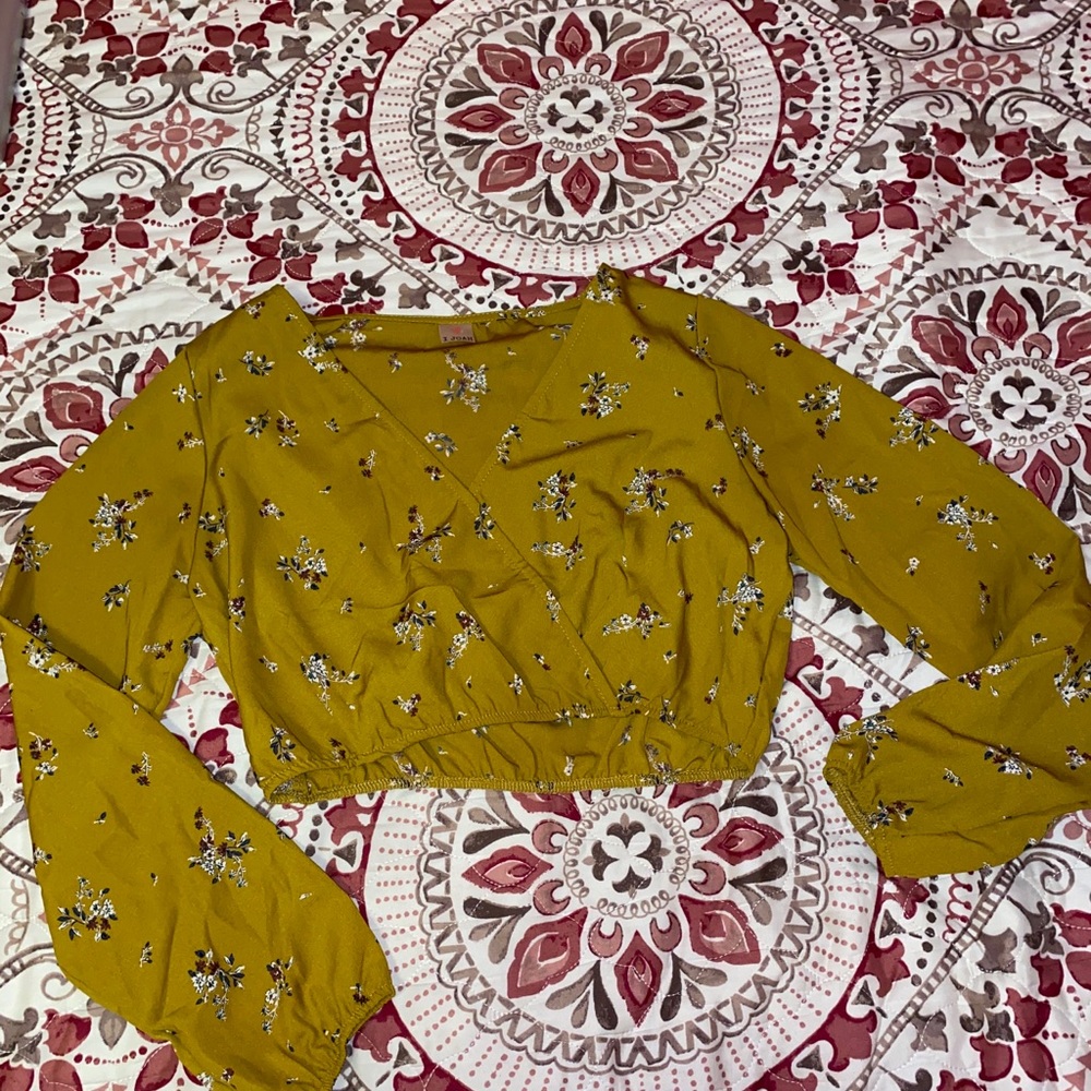 Fashion Q crop blouse